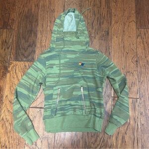 Aviator Nation Green Camouflage Hoodie